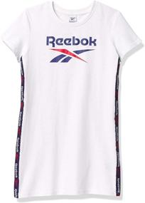 img 3 attached to 👗 Рубашка для девочек Reebok 3744 - Активная одежда для девочек, синего цвета