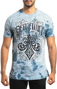 img 3 attached to 👕 Aegean Men's Clothing and Apparel: Affliction Stone Grail Sleeve T-Shirts & Tanks for Online Shopping