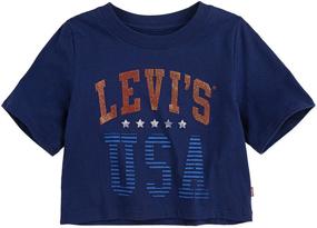 img 1 attached to Levis Girls Graphic T Shirt Medieval Girls' Clothing in Tops, Tees & Blouses