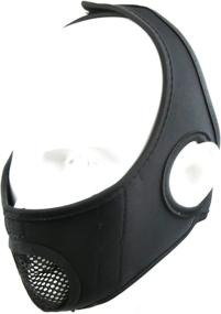 img 1 attached to 💀 H World Shopping Airsoft Tactical Metal Mesh Half Face Mask: Ultimate Breathable & Protective Gear