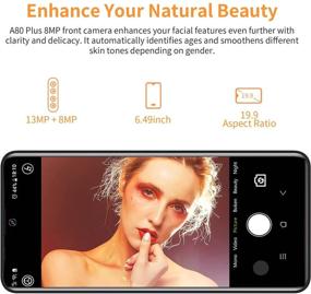 img 1 attached to Unlocked Smartphones Blackview Fingerprint Detection Cell Phones & Accessories