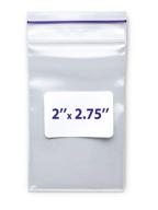 small ziplock bags 2 75 reclosable logo