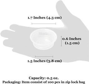 img 1 attached to Контейнер для питья Mealworms из прозрачного пластика