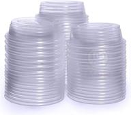 container transparent plastic drinking mealworms logo