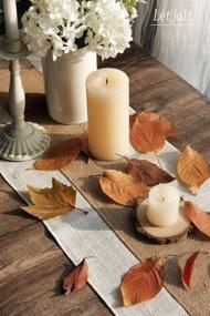img 3 attached to 🎄 Stylish Letjolt Burlap Table Runner: Rustic Farmhouse Table Decor for Christmas & More – Jute Woven Fabric with Light Colour Edge (12x72 Inches)