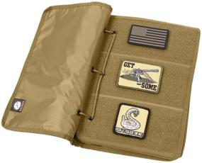 img 1 attached to Rothco Coyote Patch Book: Ultimate Organizer with Hook & Loop Closure