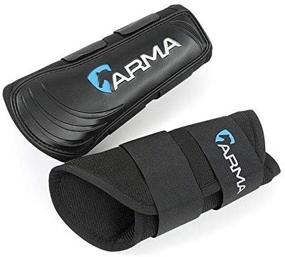 img 3 attached to Shires Arma Motion Brushing Boots Horses for Boots & Wraps