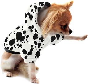 img 3 attached to 🐶 Warm and Adorable Tiny Pet Costume: Dog Winter Hoodies with Hat and Autumn/Winter Cloth Sweaters