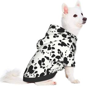 img 1 attached to 🐶 Warm and Adorable Tiny Pet Costume: Dog Winter Hoodies with Hat and Autumn/Winter Cloth Sweaters