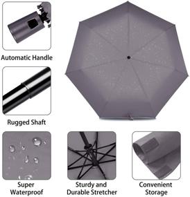 img 2 attached to ☂️ Финальный компактный автоматический водонепроницаемый ветрозащитный зонт
