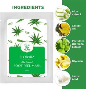 img 3 attached to 👣 Foot Peel Mask, Callus and Dead Skin Exfoliation for Soft Baby Feet, 2 Pairs, Painlessly Repair Rough Heels, Moisturize and Smooth Your Feet