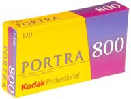 📸 kodak 812 7946 professional portra 800 color negative film 120 (iso 800) 5 roll pack: high-quality film for professional photography logo