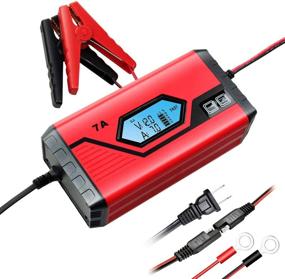 img 4 attached to ⚡️ GOOSUO Automotive Trickle Charger for Car Battery - 12V Battery Charger & Maintainer for Cars, Motorcycles, Lawn Mowers, Boats, Tractors, ATVs, RVs, SLA Wet AGM Lead Acid Lithium Batteries & More
