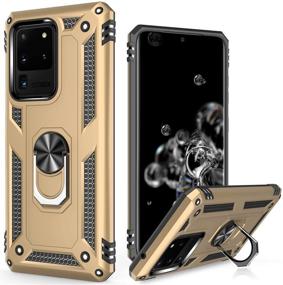 img 4 attached to 📱 LUMARKE Galaxy S20+ Ultra Case: 16ft Drop-Tested, Military Grade Heavy Duty Cover with Magnetic Kickstand & Car Mount Compatibility