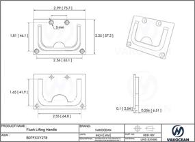 img 3 attached to Vakocean Stainless Steel Ring Handle Sports & Fitness