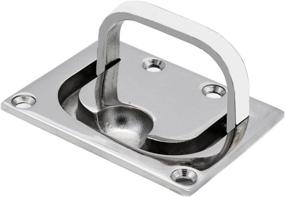 img 1 attached to Vakocean Stainless Steel Ring Handle Sports & Fitness
