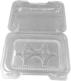 img 2 attached to Compartment Muffin Cupcake Container 10Pack