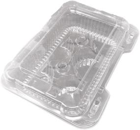 img 4 attached to Compartment Muffin Cupcake Container 10Pack