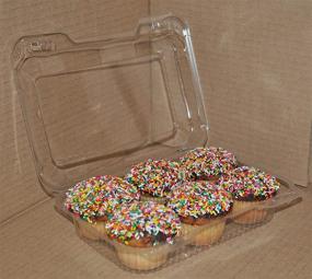 img 3 attached to Compartment Muffin Cupcake Container 10Pack