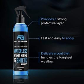 img 1 attached to 🚗 Flowgenix Waterless Car Wash Spray - Ultimate Motorcycle Cleaner and Car Wax Polish Detail Spray: Achieve Brilliant Shine with Ceramic Coating for Cars