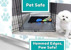 img 3 attached to 🐶 Chew-Proof Metal Dog Crate Tray | Leakproof Replacement Pan Liner by Red Hound Auto