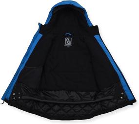 img 3 attached to Boys Arctic Quest Windproof and Water Resistant Insulated Hooded Winter Snow and Ski Jacket