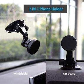 img 3 attached to 📱 Sancore Car Phone Mount Magnetic - Universal Holder for iPhone 11 Pro X XS Max XR, Galaxy Note10 9 8 S10 & All Phones: Windshield & Dashboard Fit