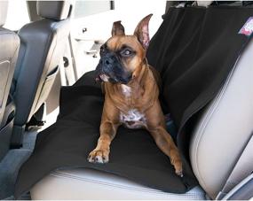 img 4 attached to 🚗 Waterproof Back Seat Cover in Black by Majestic Pet Products - Universal Fit