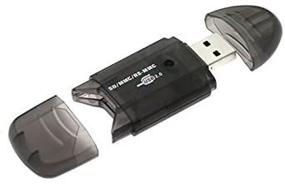 img 2 attached to 📸 [3 Pack] eTECH Collection USB SDXC/SD/SDHC Memory Card Reader/Writer - Compatible with SanDisk Kingston 256GB 128GB SDXC 32GB 16GB 8GB 4GB 2GB SDHC, SD, MMC, Ultra & Extreme SDHC (Black)