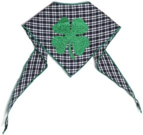 img 3 attached to St. Patrick's Day Dog Bandanas: Trendy Designer Applique for Medium to Large Sized Dogs (100% Cotton)