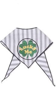 img 2 attached to St. Patrick's Day Dog Bandanas: Trendy Designer Applique for Medium to Large Sized Dogs (100% Cotton)