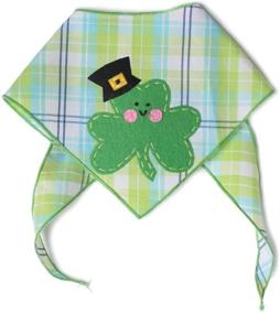 img 1 attached to St. Patrick's Day Dog Bandanas: Trendy Designer Applique for Medium to Large Sized Dogs (100% Cotton)