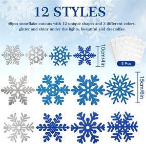 img 2 attached to Whaline Snowflake Double Sided Wonderland Decoration