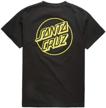 santa cruz black t shirt xx large men's clothing for t-shirts & tanks logo