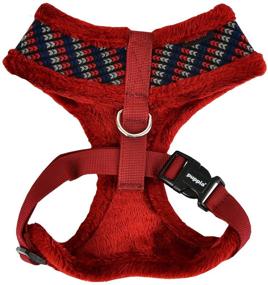 img 1 attached to Puppia Elliott Harness Medium Wine