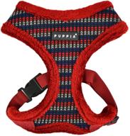 puppia elliott harness medium wine логотип