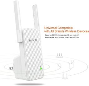img 1 attached to Tenda N300 Wi Fi Range Extender