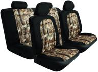 🚗 enhance your drive with pilot automotive sc-5025e black 10-piece camo mesh seat cover logo