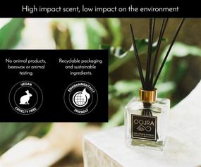 img 1 attached to 🎍 Thai Jasmine Bamboo Reed Diffuser Gift Set | Natural Essential Oil Long Lasting Fragrance 5 oz | Aromatherapy Air Freshener with Glass Bottle & Rattan Reeds | Explore Other Scent Options