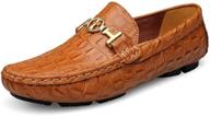 loafers leather driving moccasin business logo