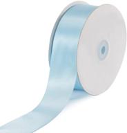 🎀 premium quality light blue satin ribbon - transform with creative ideas, 1-1/2"/50 yd, psf1102-305 logo