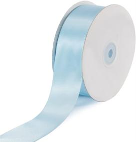 img 1 attached to 🎀 Premium Quality Light Blue Satin Ribbon - Transform with Creative Ideas, 1-1/2"/50 yd, PSF1102-305
