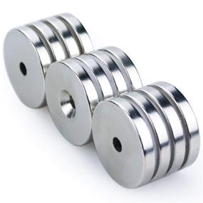 img 2 attached to 🧲 Neodymium Permanent Countersunk Magnets - Powerful Magnetic Solution