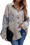 zooody oversized leopard contrast boyfriend logo