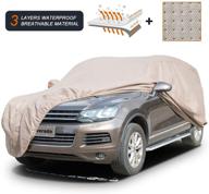 🚗 coverado thick shell car cover: waterproof, windproof, snowproof - all season weather-proof protection for full size suvs (180"-195") logo