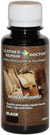 fast drying leather and vinyl repair solution - no-heat adhesive for furniture, car seats, couch, chair, jacket, boots, belt, and purse logo