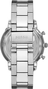 img 1 attached to Fossil Hybrid Smartwatch: Stylish Stainless Steel Silver Timepiece with Smart Features