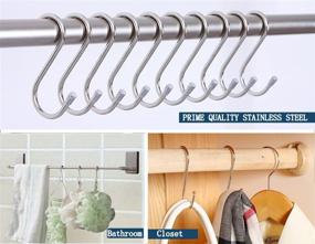 img 2 attached to 🧲 Kitchen Bathroom Stainless Hanging Hangers