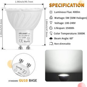 img 3 attached to DiCUNO Eye Protected Spotlight Equivalent Replacement