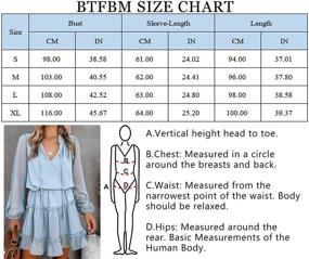 img 1 attached to 👗 BTFBM Women's Clothing: Casual Dresses with Sleeve Ruffle